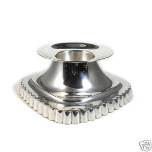 WILKENS candelabro in argento 800 portacandele per candele a ceppo H:5 cm candelabro fumè - Foto 1 di 5