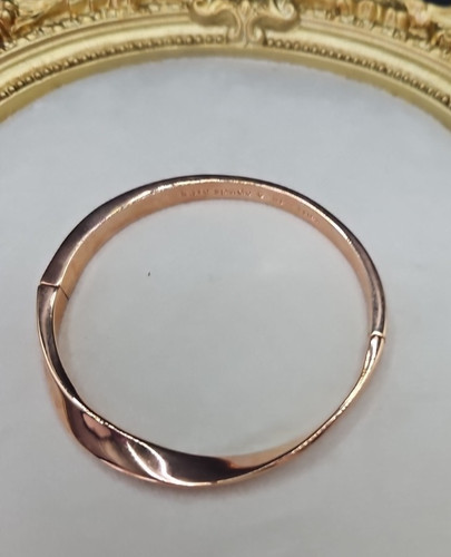 Kate Spade New York Bracciale Cerniera Tono Oro Rosa "Do The Twist" Bracciale Classico