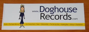 Doghouse Records 8.5x3 Inch Bumper Sticker The Get Up Kids Chamberlain Koufax - Picture 1 of 1