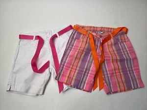 Set of 2 HARTSTRINGS Girls' Boutique Shorts ~ Sz 6x - Excellent Condition - Picture 1 of 7