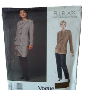 Vogue Patterns Bill Blass 1458 Jacke-Rock-Hose Gr.18-20-22. - Bild 1 von 1