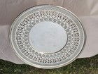 VINTAGE STERLING SILVER FILIGREE DECORATIVE PLATE DISH
