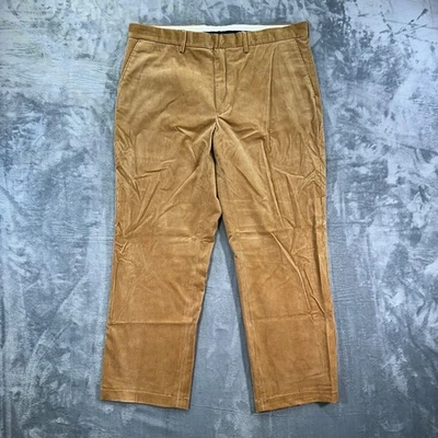 Pantalones de pana Polo Ralph Lauren Preston Fit para hombre 40x32 algodón tostado Foto 1 de 4