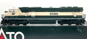 HO KATO 37-6381 EMD SD70MAC CAB HEADLIGHT BURLINGTON NORTHERN BN #9580 EXECUTIVE - Picture 1 of 3