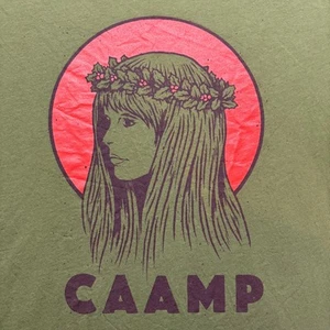 CAAMP Band Cotton tshirt Green size Large Royal Apperal - Picture 1 of 7