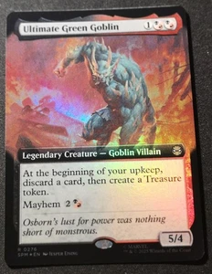 Ultimate Green Goblin - Foil - Extended Art - SPM - MTG - EN - NM - 0276 - Picture 1 of 1