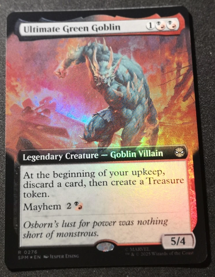 Ultimate Green Goblin - Foil - Extended Art - SPM - MTG - EN - NM - 0276 - Image 1 of 1