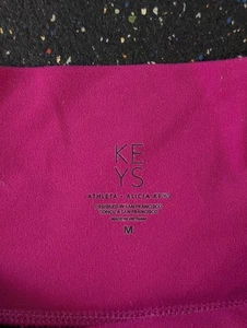 Athleta x Alicia Keys Pink Wide Leg Pull on Pants Size M - Picture 1 of 12