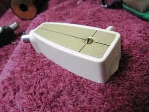 Rare White KLH GARRARD M6 M7 HEADSHELL Synchro Lab SL55 SL65 AT6 AT-60 Turntable - Picture 1 of 5