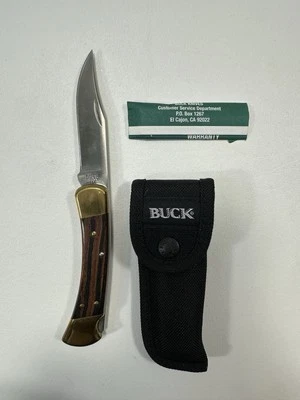 Buck Knife 110 T Model 426 Black Case NEW Folding Pocket Hunting Daily Carry - Image 1 of 4