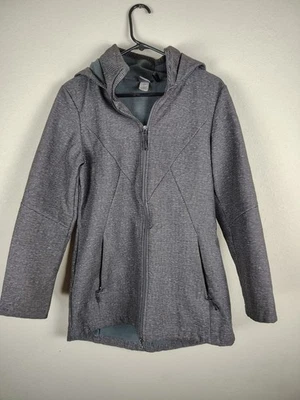 Champion Women's Soft Shell Hooded Jacket Grey Size S - Image 1 of 4