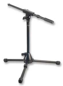 Microphone Boom Stand Short Kick Bass Snare mic stand heavy duty stable metal - Picture 1 of 1