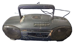 Fisher Radio Kasettenrecorder CD Stereo Ghettoblaster Vintage 90 Bastler tragbar - Bild 1 von 10