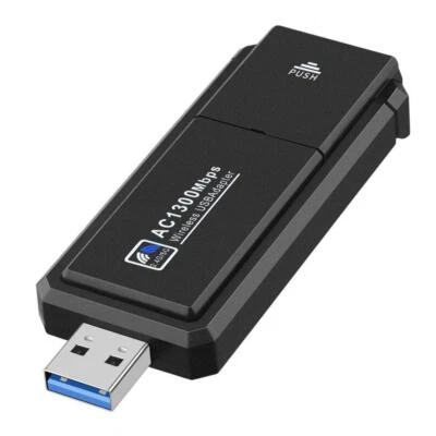 New Realtek USB Wireless 802.11ac/a/n/g/b LAN Card WiFi Network Adapter 2.4/5GHz - Image 1 of 4
