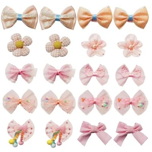 20Pcs Flower Hair Clips for Baby Girls Cute Snap Bow Accessories for Toddlers - Picture 1 of 6