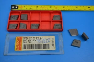 Insertos Sandvik Coromant x 10 SPEX 12 03 ED R-1 SME 42E12 520 P20 4N0469321 - Imagen 1 de 3