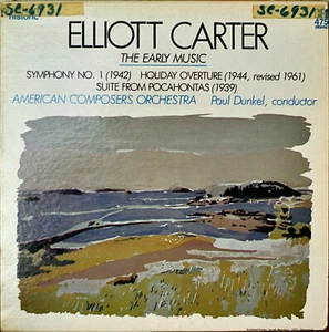ELLIOTT CARTER: The Early Music-M1982LP - Picture 1 of 1