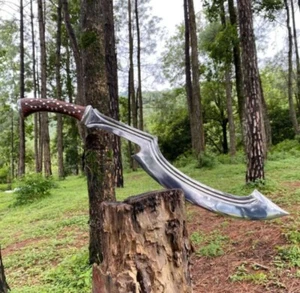 Handmade Konda Ikakalaka Sword Functional & Sharpened 5160 Carbon Steel Blade - Picture 1 of 9