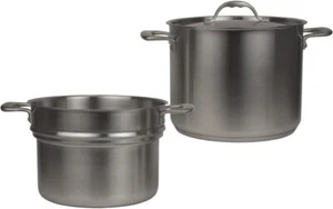 UPDATE International CDB-10 Stainless Steel Double Boiler 9.08 Quart - Picture 1 of 6
