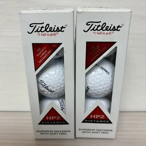 Titleist Golf Balls HP2 Distance 6 Total Balls (2 Sleeves) Superior Distance NEW - Picture 1 of 5