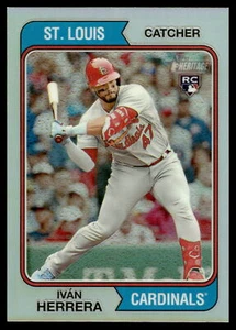 REFRACTOR CROMADO IVAN HERRERA 2023 Topps Heritage 155/574 cardenales radiocontrol #260 - Imagen 1 de 2