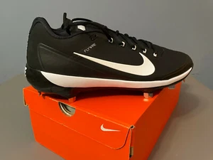 Nuevos en caja botines de béisbol Nike Air Clipper '17 (880261-010) negros/blancos EE. UU. 13,5 - Imagen 1 de 12