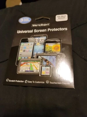 Write Right Universal Screen Protector fits screrns Up to 5.1" Kit 3-PK  - Image 1 of 2
