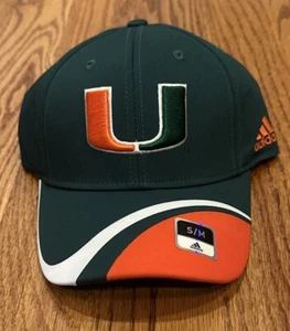 Miami Hurricanes adidas Men’s S/M Hat - Picture 1 of 3
