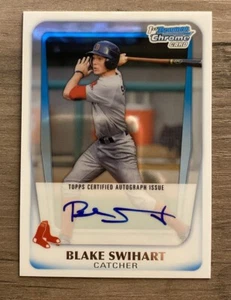 Bowman Draft Chrome Prospects 2011 automático Blake Swihart #BCAP-BSW Boston Red Sox - Imagen 1 de 1
