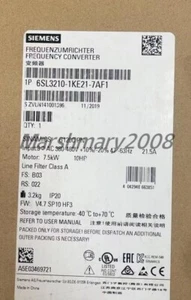 6SL3210-1KE21-7AF1 Nuevo Siemens SINAMICS G120C Inversor 6SL3210-1KE21-7AF1 - Imagen 1 de 5