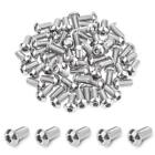 60 Pieces 1/4-20 x 1/2" Hex Button Head Socket Cap Bolts, Stainless Steel 18-...