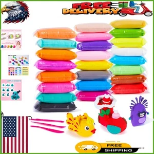 Versatile 24 Color Modeling Clay with Tools - Safe for Kids' Creative Projects - Picture 1 of 9