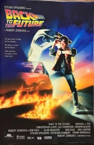 RITORNO AL FUTURO - POSTER FILM CLASSICO Poster stampato su tela 24" x 36" - Foto 1 di 1