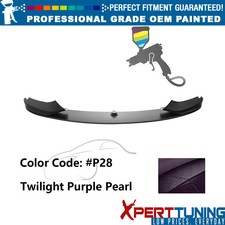 Fits 14-20 BMW F32 4 Series M Style Front Lip Painted #P28 Twilight Purple Pearl