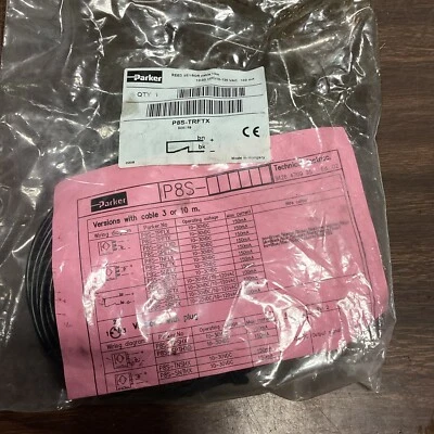 NEW IN BAG PARKER P8S-TRFLX REED SENSOR 508588, 10M CABLE F24 - Image 1 of 4