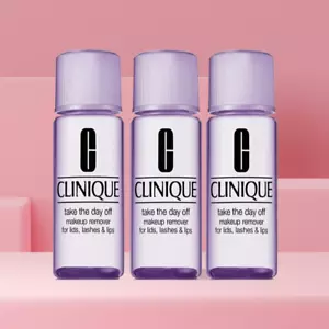 3x CLINIQUE Take The Day Off Makeup Remover for Lids Lashes & Lips 50ml - Picture 1 of 5