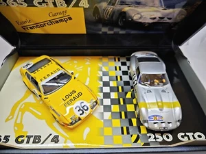 FLY 1:32 Ferrari Team Ecurie Francorchamps 250 GTO e 365 GTB-4 - Slot Car - Imagen 1 de 3
