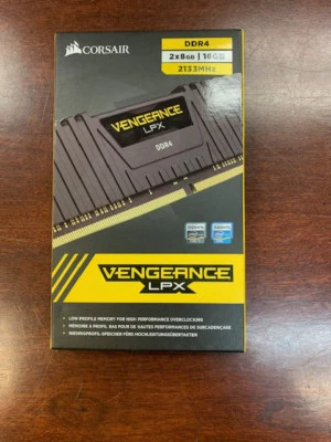 Corsair Vengeance LPX 16GB (2x8GB) DDR4 DRAM 2133MHz C13 Desktop Memory Kit -... - Image 1 of 4