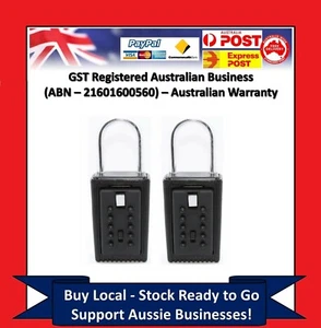 2 x SURF LOCK KEY SAFE BOX STORAGE PADLOCK COMBINATION MTB CYCLING RUNNING CC - Bild 1 von 5