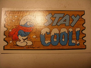 SCHTROUMPF SMURF SCHLUMPF 1982 Traiding Card USA Carte TOPPS SUPERCARD n°5 - Picture 1 of 2