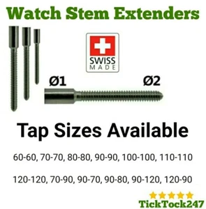 Quality Swiss Made Watch Winder Winding Stem Extensions Extenders Ø lots of size - Picture 1 of 2