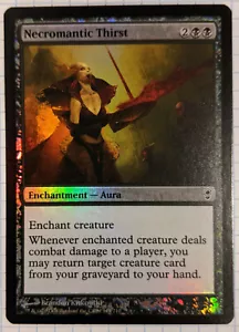 MTG Foil Necromantic Thirst 119/210 NM Common Conspiracy - Picture 1 of 4
