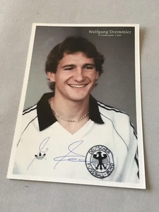 WOLFGANG DREMMLER Vize-Weltmeister 1982 DFB signed Foto 13 x 18 Autogramm - Picture 1 of 1