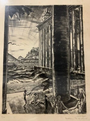 Camille Paul Josso, Radierung 3/100 - Bild 1 von 3