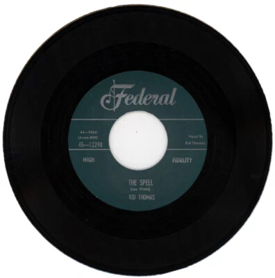 KID THOMAS "THE SPELL c/w THE WOLF PACK" 1957 BLUES - Image 1 of 2