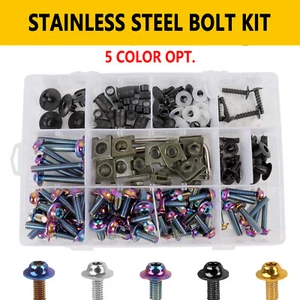 Stainless Steel Fairing Bolts Kit Screws For BMW S1000RR S1000XR S1000R K1200GT - Picture 1 of 19