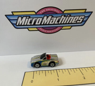 Micro Máquinas Ferrari Testarossa Cromo/Azul/Ylw Tipo F110 Spider 1989 Galoob Foto 1 de 4