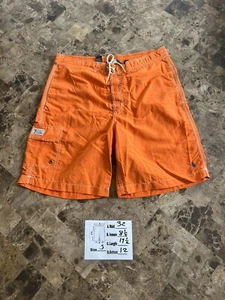 Polo Ralph Lauren Swim Trunks Orange Cargo Board Shorts Flex Men’s Size Small - Picture 1 of 6
