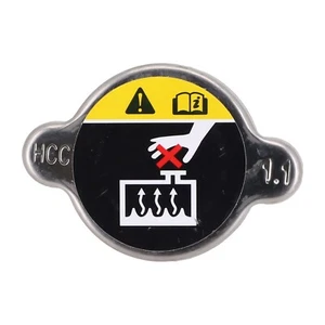 Black + Silver Radiator Protection Cap for Hyundai Tucson Elantra I30 I40 - Picture 1 of 24