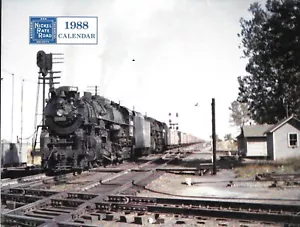 Nickel Plate Road Calendar 1988 Steam Diesel Locomotives Freight Passenger - Picture 1 of 4